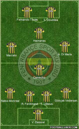 Fenerbahçe SK Formation 2011