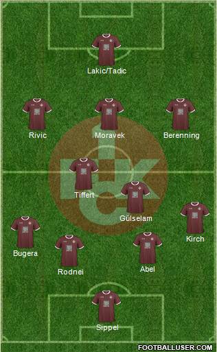 1.FC Kaiserslautern Formation 2011