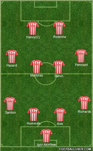 Stoke City Formation 2011