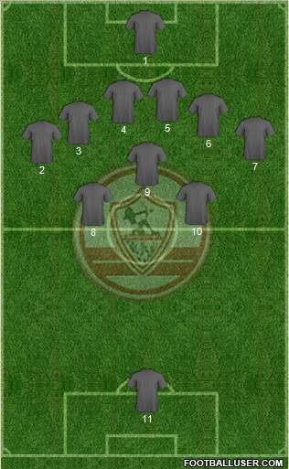 Zamalek Sporting Club Formation 2011
