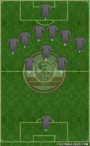 Zamalek Sporting Club football formation