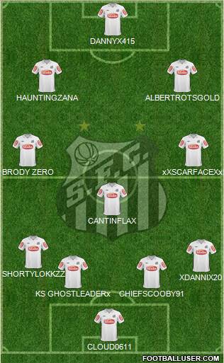 Santos FC Formation 2011