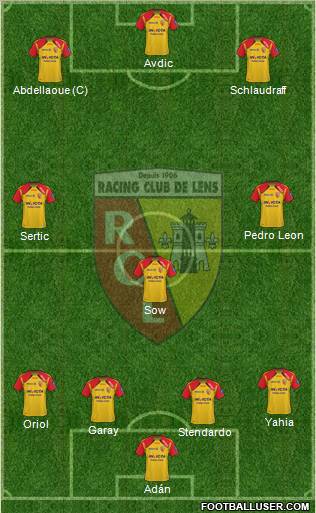 Racing Club de Lens Formation 2011