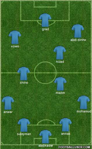 São Vicente AC Formation 2011