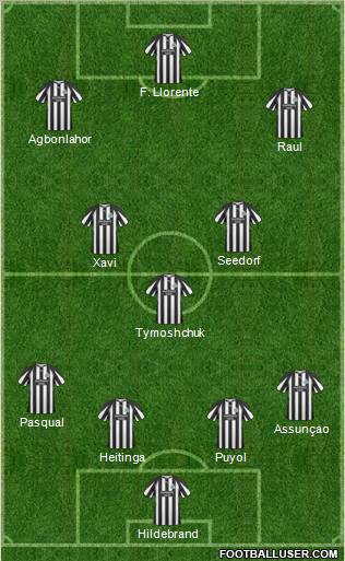 Newcastle United Formation 2011