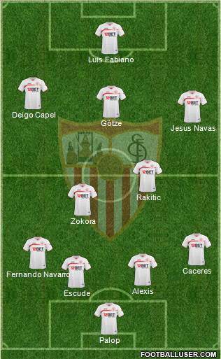 Sevilla F.C., S.A.D. Formation 2011