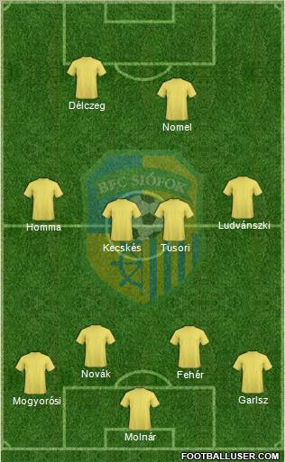 Bodajk FC Siófok Formation 2011
