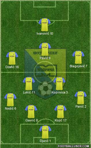 FK Modrica Maxima Formation 2011