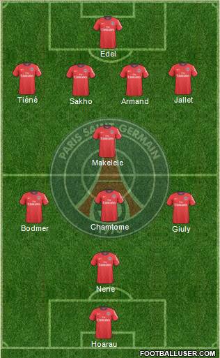 Paris Saint-Germain Formation 2011