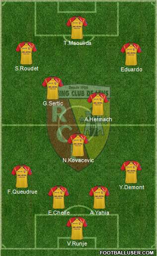 Racing Club de Lens Formation 2011