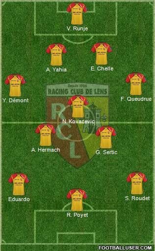 Racing Club de Lens Formation 2011