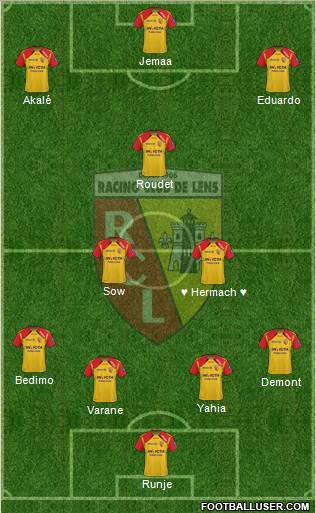 Racing Club de Lens Formation 2011
