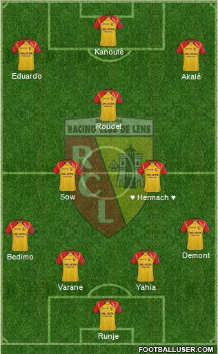 Racing Club de Lens Formation 2011