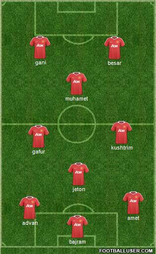 Manchester United Formation 2011