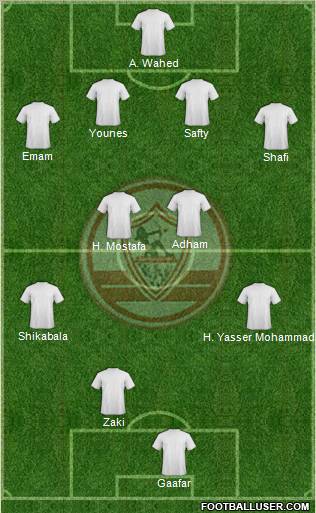 Zamalek Sporting Club Formation 2011