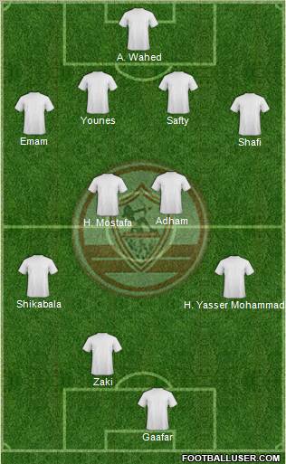 Zamalek Sporting Club football formation