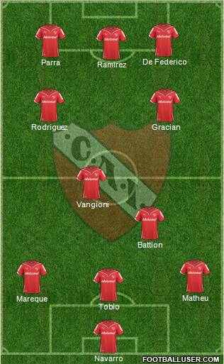 Independiente Formation 2011
