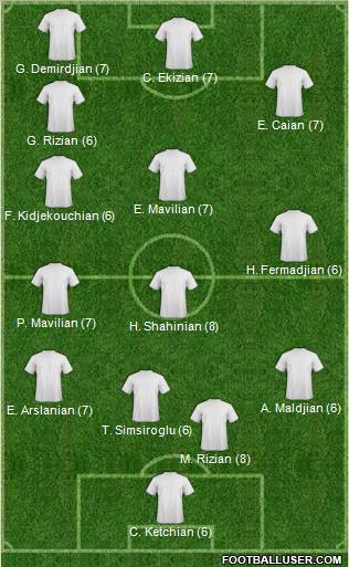 Deportivo Armenio Formation 2011