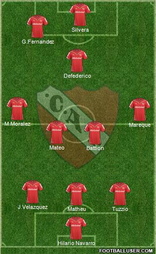 Independiente Formation 2011