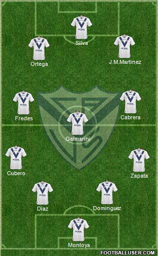 Vélez Sarsfield football formation