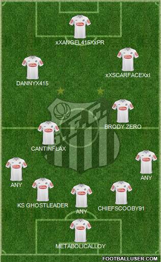 Santos FC Formation 2011