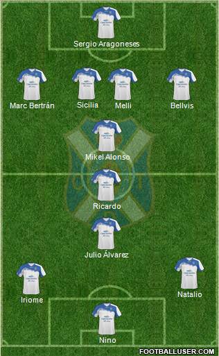 C.D. Tenerife S.A.D. Formation 2011