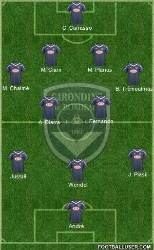 FC Girondins de Bordeaux Formation 2011