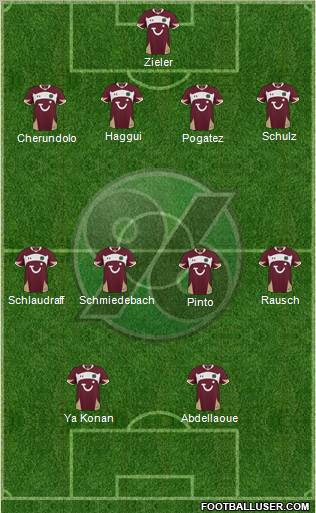 Hannover 96 Formation 2011