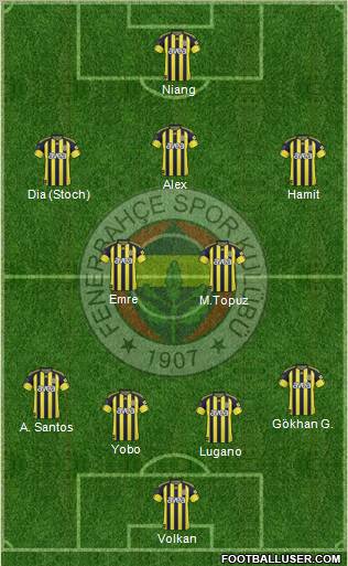 Fenerbahçe SK Formation 2011