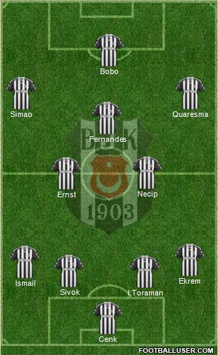 Besiktas JK Formation 2011