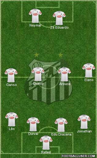 Santos FC Formation 2011