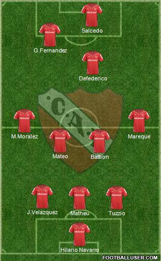 Independiente Formation 2011
