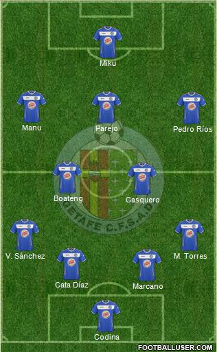 Getafe C.F., S.A.D. Formation 2011