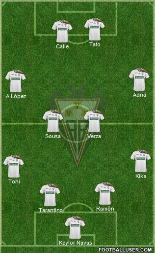 Albacete B., S.A.D. Formation 2011