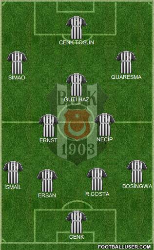 Besiktas JK Formation 2011