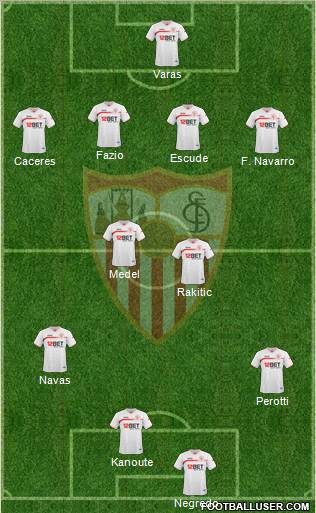 Sevilla F.C., S.A.D. Formation 2011