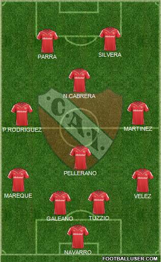 Independiente Formation 2011