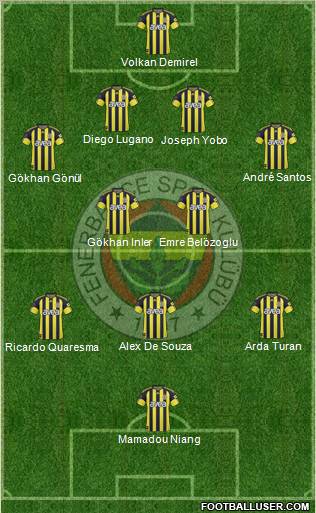 Fenerbahçe SK Formation 2011