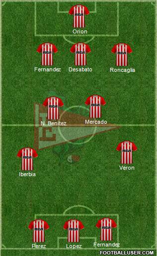 Estudiantes de La Plata Formation 2011