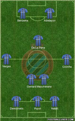 Club Brugge KV Formation 2011
