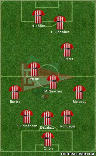 Estudiantes de La Plata football formation