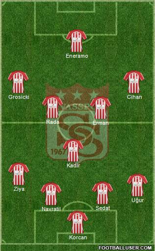 Sivasspor football formation