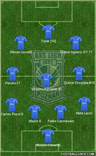 Lech Poznan Formation 2011