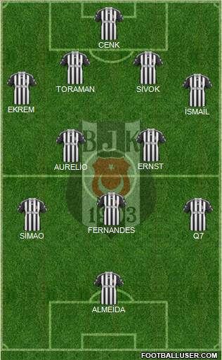 Besiktas JK Formation 2011