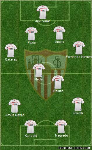 Sevilla F.C., S.A.D. Formation 2011