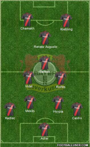 Bayer 04 Leverkusen Formation 2011