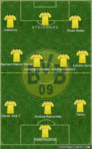 Borussia Dortmund Formation 2011