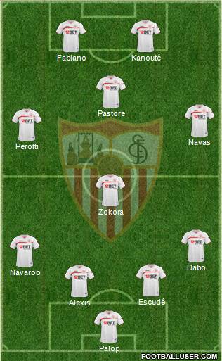 Sevilla F.C., S.A.D. Formation 2011