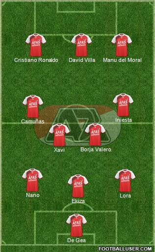 AZ Alkmaar Formation 2011