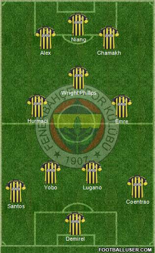 Fenerbahçe SK Formation 2011